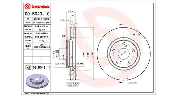 MAGNETI MARELLI Тормозной диск 360406109000